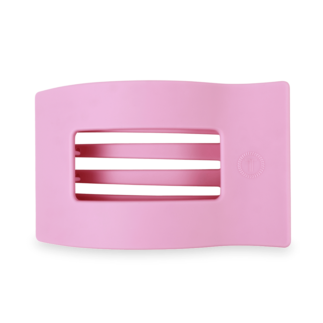 TELETIES Fashion Flat Rectangle Hair Clip | Large | Merry Pinkmas