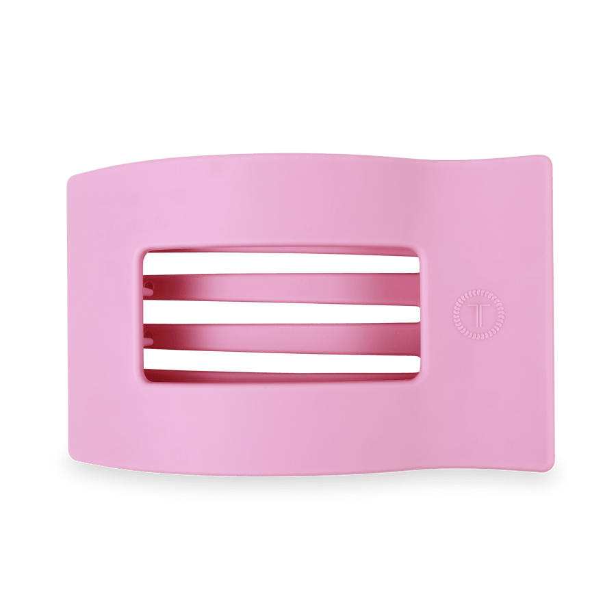 TELETIES Fashion Flat Rectangle Hair Clip | Large | Merry Pinkmas