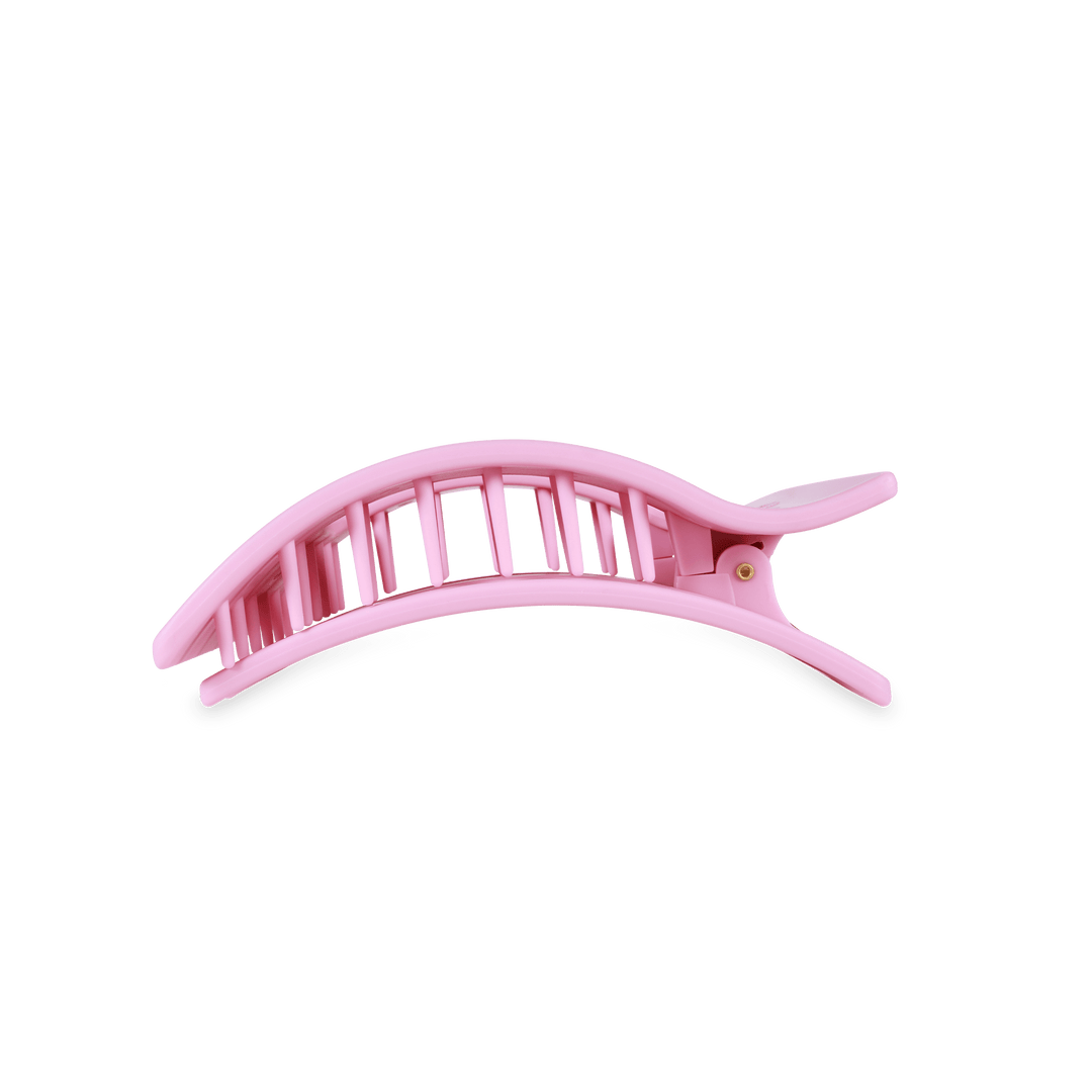 TELETIES Fashion Flat Rectangle Hair Clip | Medium | Merry Pinkmas