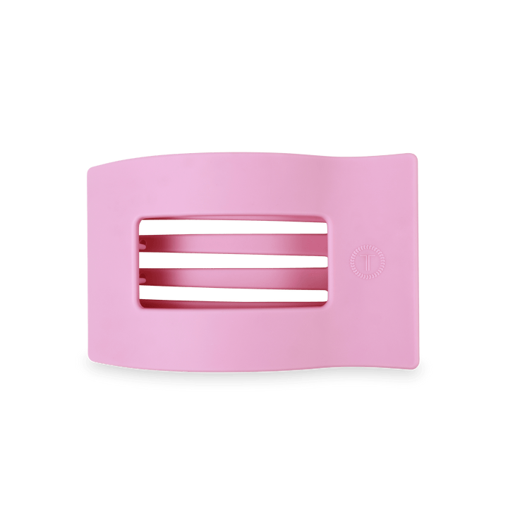 TELETIES Fashion Flat Rectangle Hair Clip | Medium | Merry Pinkmas