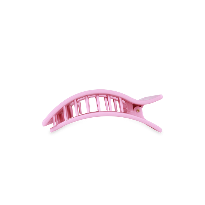 TELETIES Fashion Flat Rectangle Hair Clip | Small | Merry Pinkmas