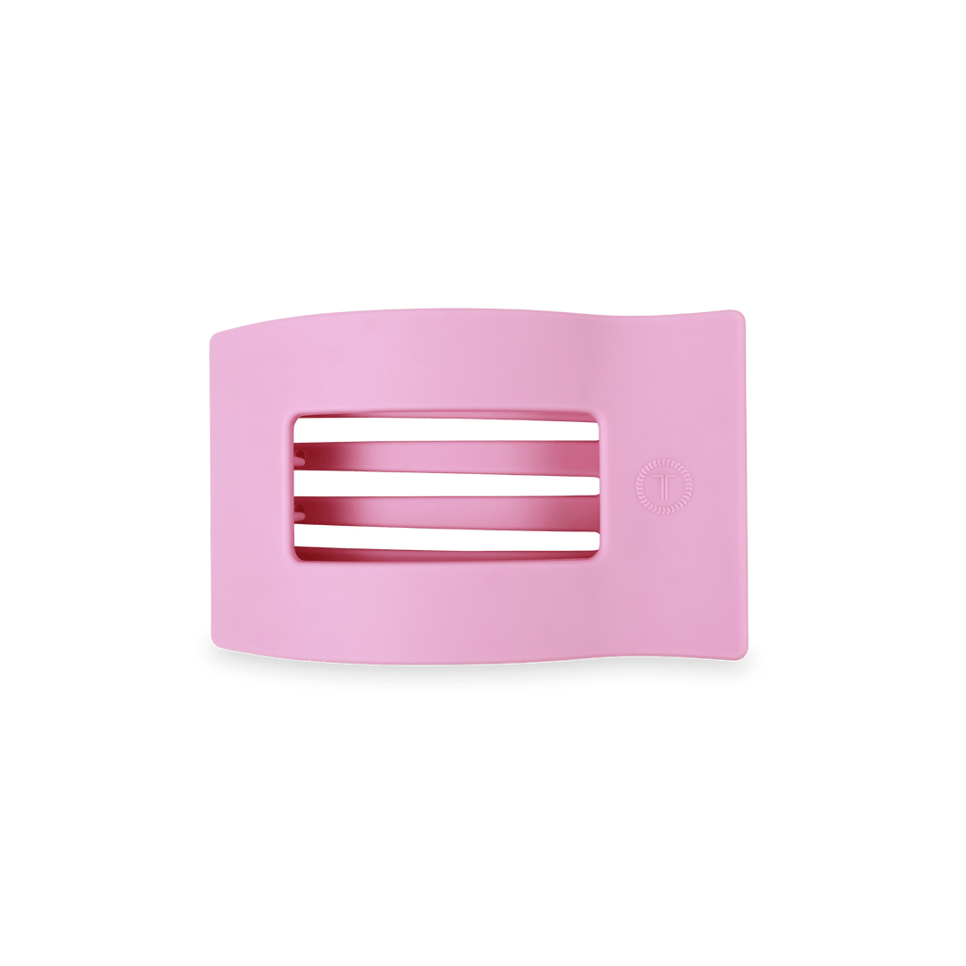 TELETIES Fashion Flat Rectangle Hair Clip | Small | Merry Pinkmas