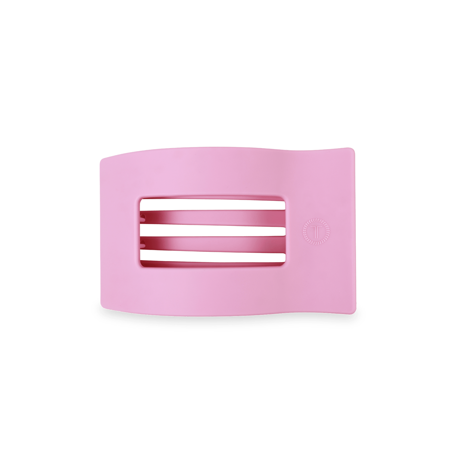 TELETIES Fashion Flat Rectangle Hair Clip | Small | Merry Pinkmas
