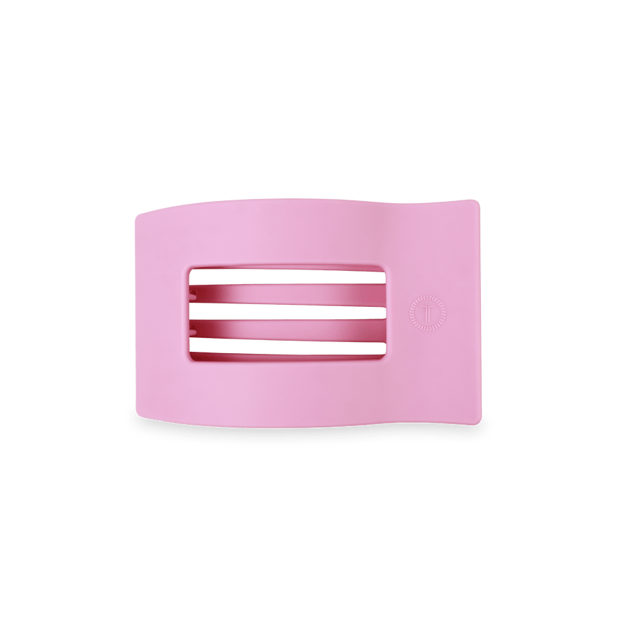 TELETIES Fashion Flat Rectangle Hair Clip | Small | Merry Pinkmas