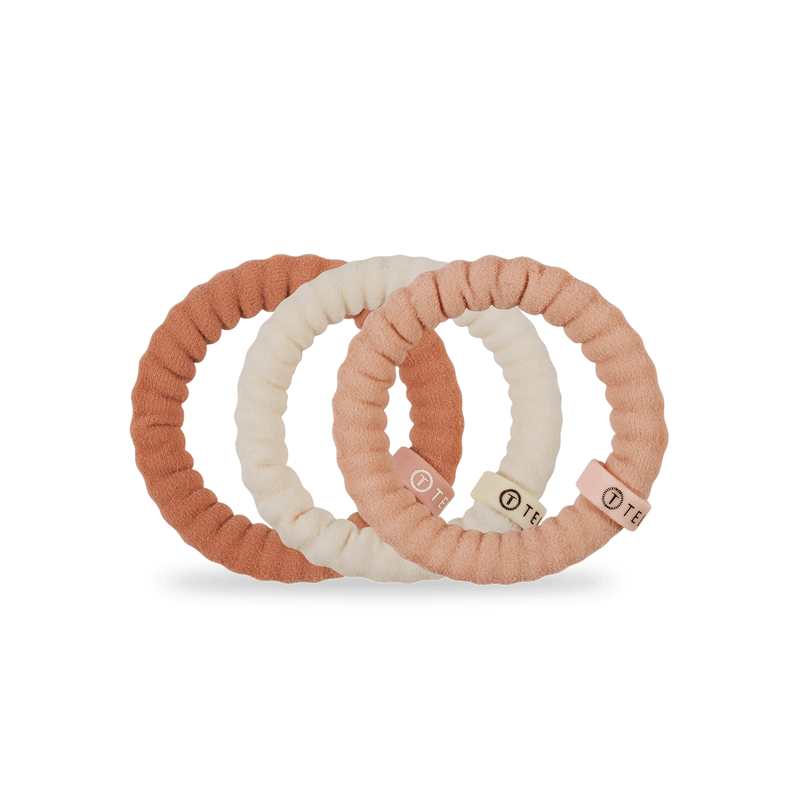 TELETIES Fashion For the Love of Nudes Nylon Hair Ties | Small