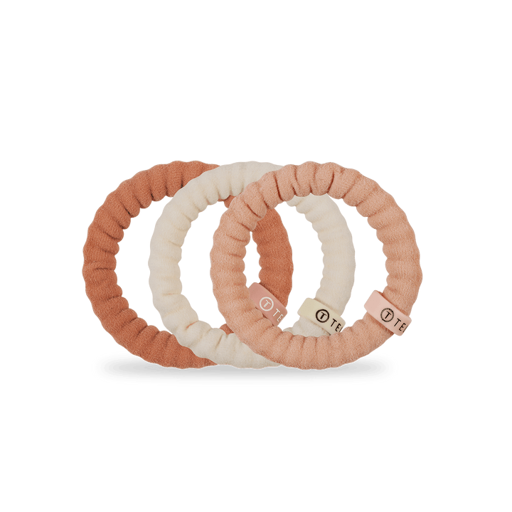 TELETIES Fashion For the Love of Nudes Nylon Hair Ties | Small