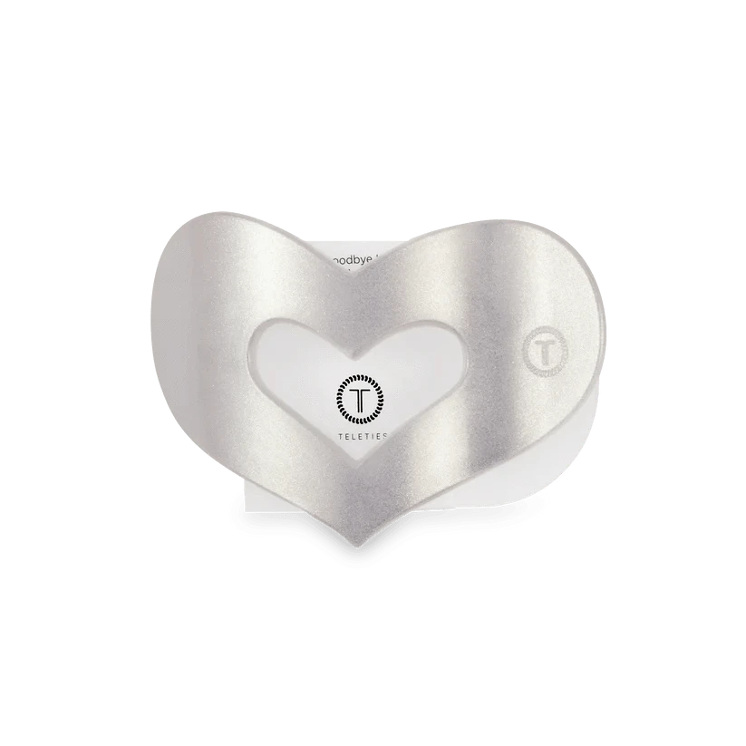 Teleties Fashion Mother of Pearl Teleties Flat Medium Hair Clips
