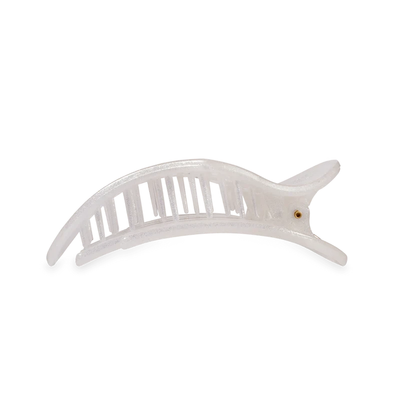 Teleties Fashion Mother of Pearl Teleties Flat Medium Hair Clips