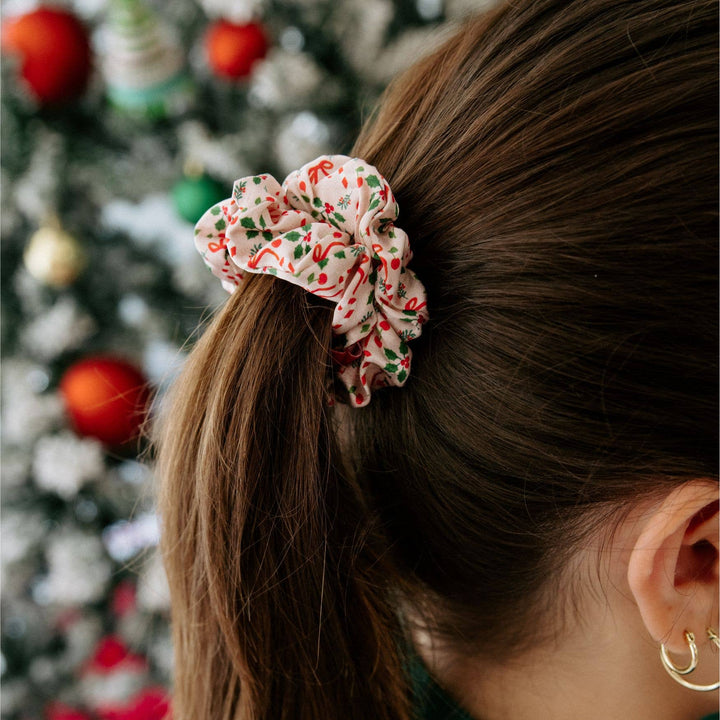 TELETIES Fashion Silk Hair Scrunchies | Large | Blushmas