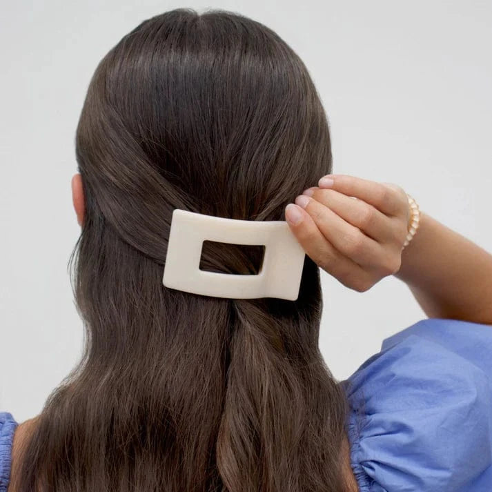 Teleties Fashion Small Flat Rectangle Hair Clips