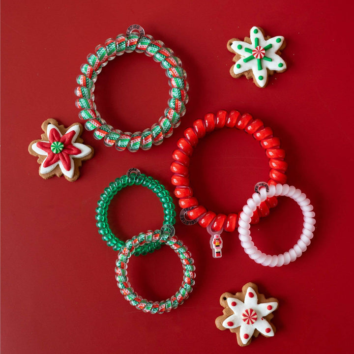 TELETIES Fashion Spiral Hair Coils | Mix Pack | You Crack Me Up Hair Ties