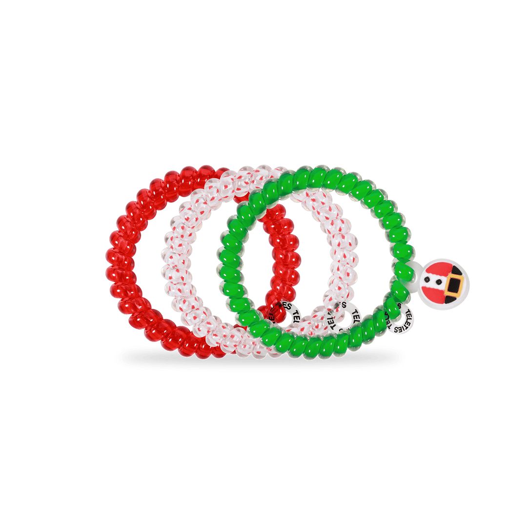 TELETIES Fashion Spiral Hair Coils | Small | Secret Santa Hair Ties