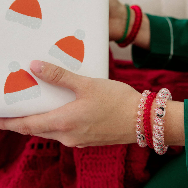 TELETIES Fashion Spiral Hair Coils | Small | Secret Santa Hair Ties