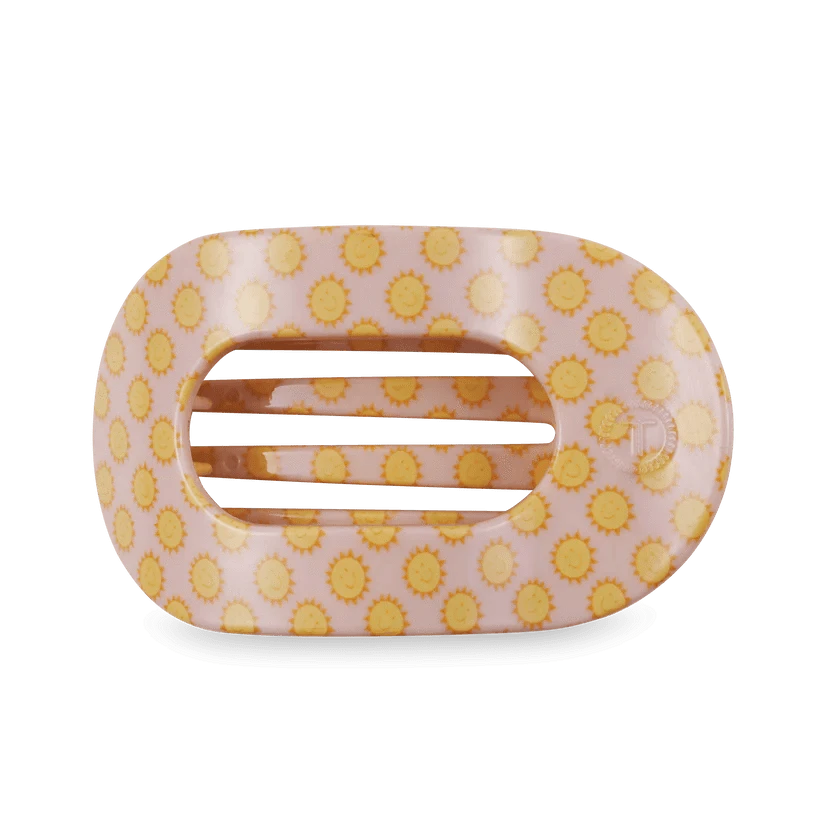 Teleties Fashion Sunny Days Ahead Teleties Large Flat Round Hair Clips