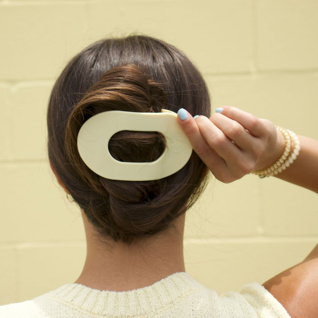 Teleties Fashion Teleties Large Flat Round Hair Clips