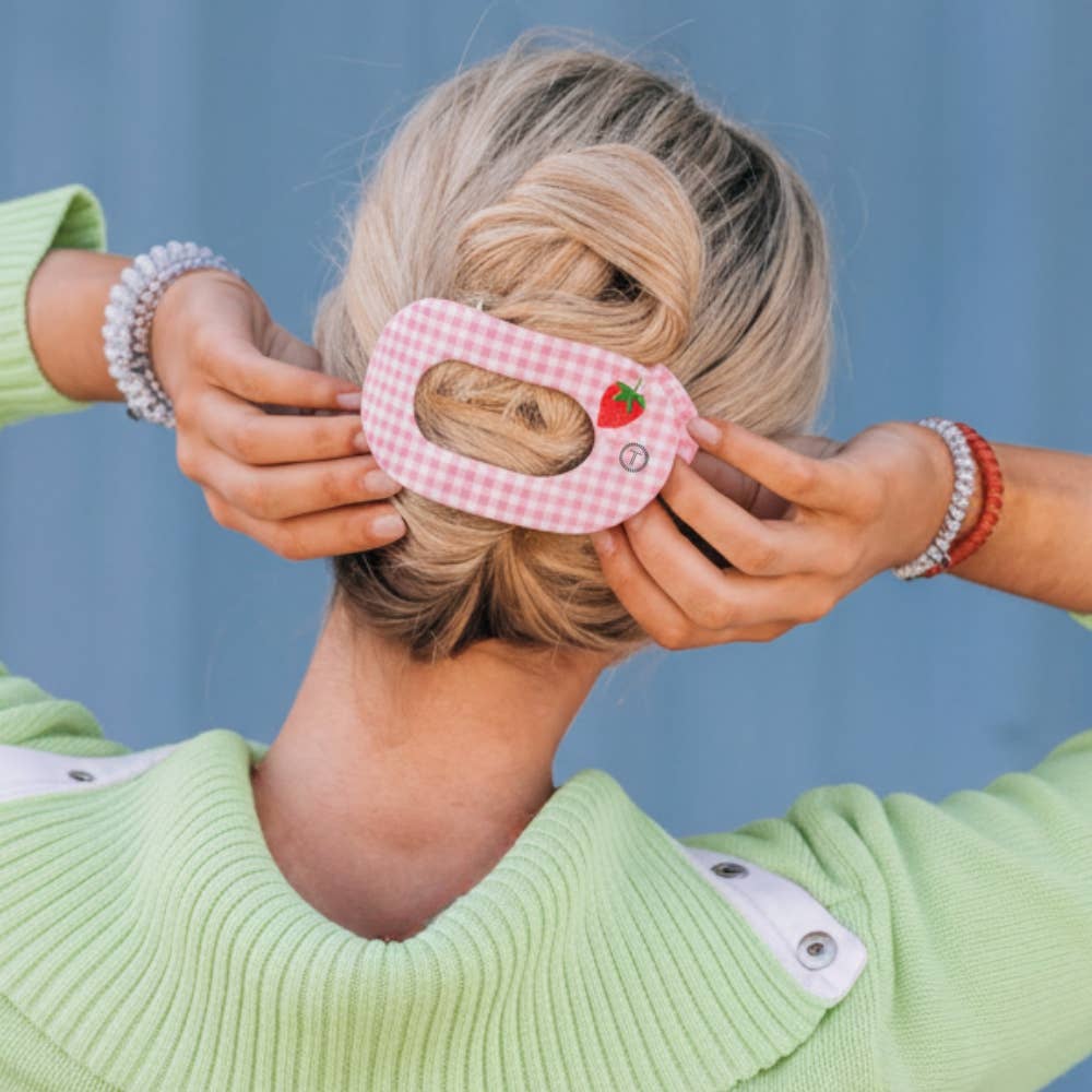 TELETIES Flat Round Hair Clip | Large | Handpicked