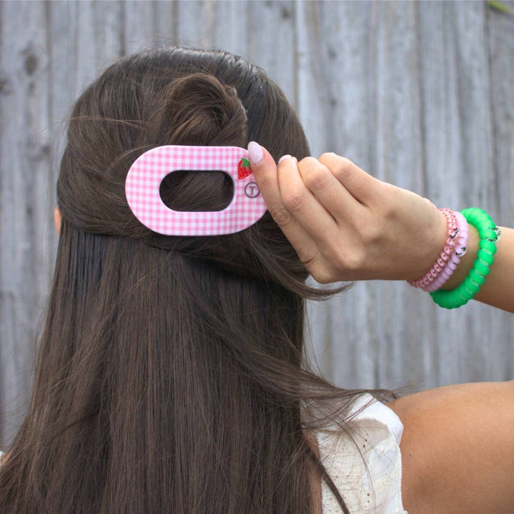 TELETIES Flat Round Hair Clip | Small | Handpicked
