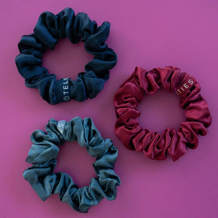 TELETIES Gifts Autumn Assortments Small Silk Scrunchie
