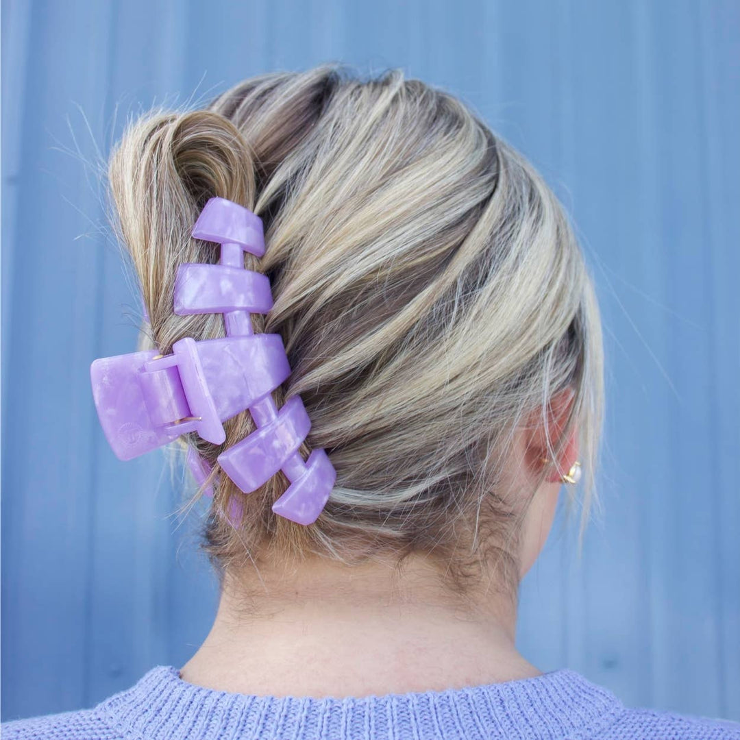 TELETIES Gifts Classic Hair Clip | Large | Lavender Mist