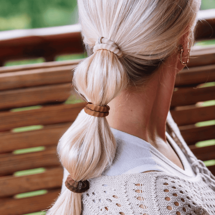 TELETIES Gifts Espresso Yourself Small Nylon Hair Ties