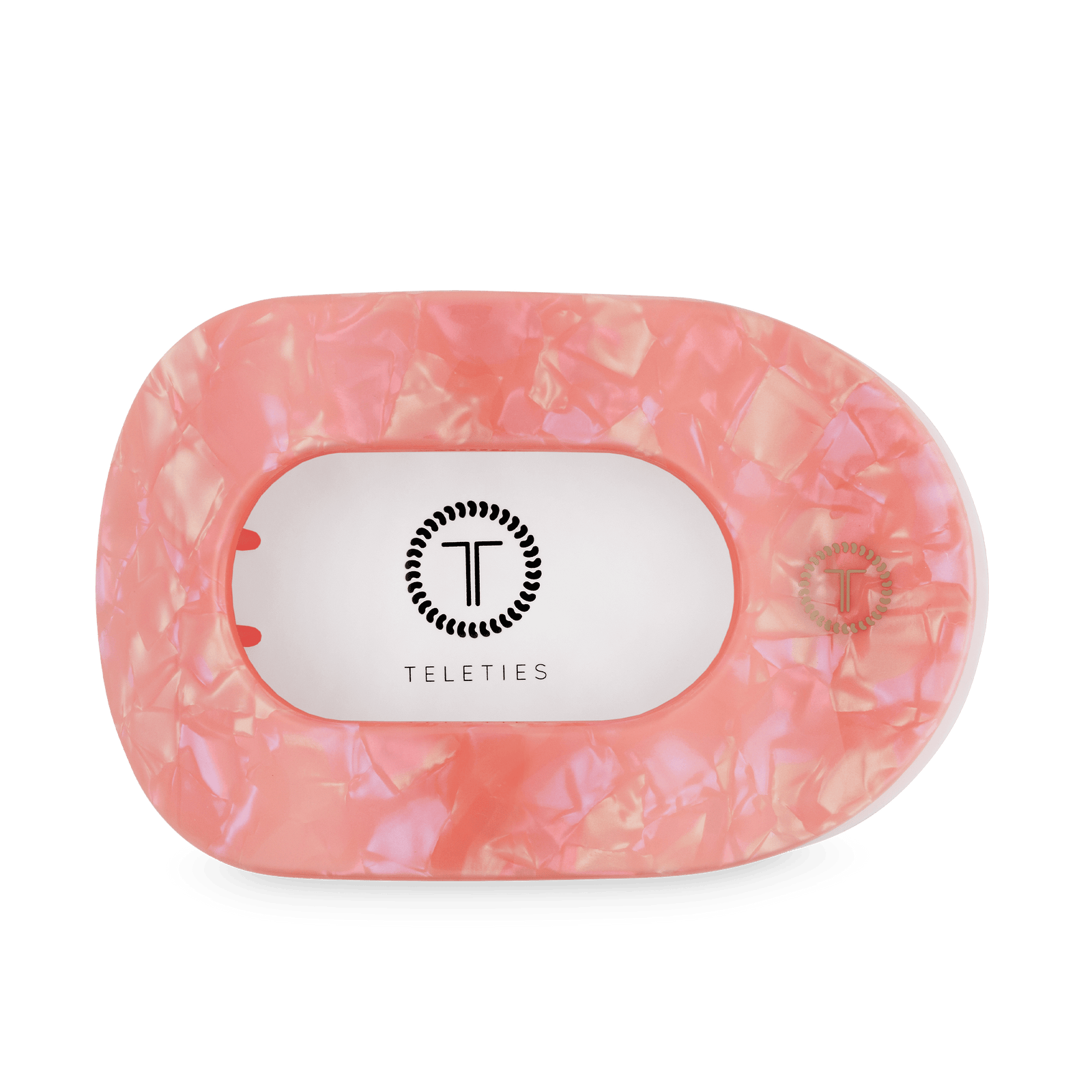 TELETIES Gifts Flat Round Hair Clip | Large | Dreamsicle
