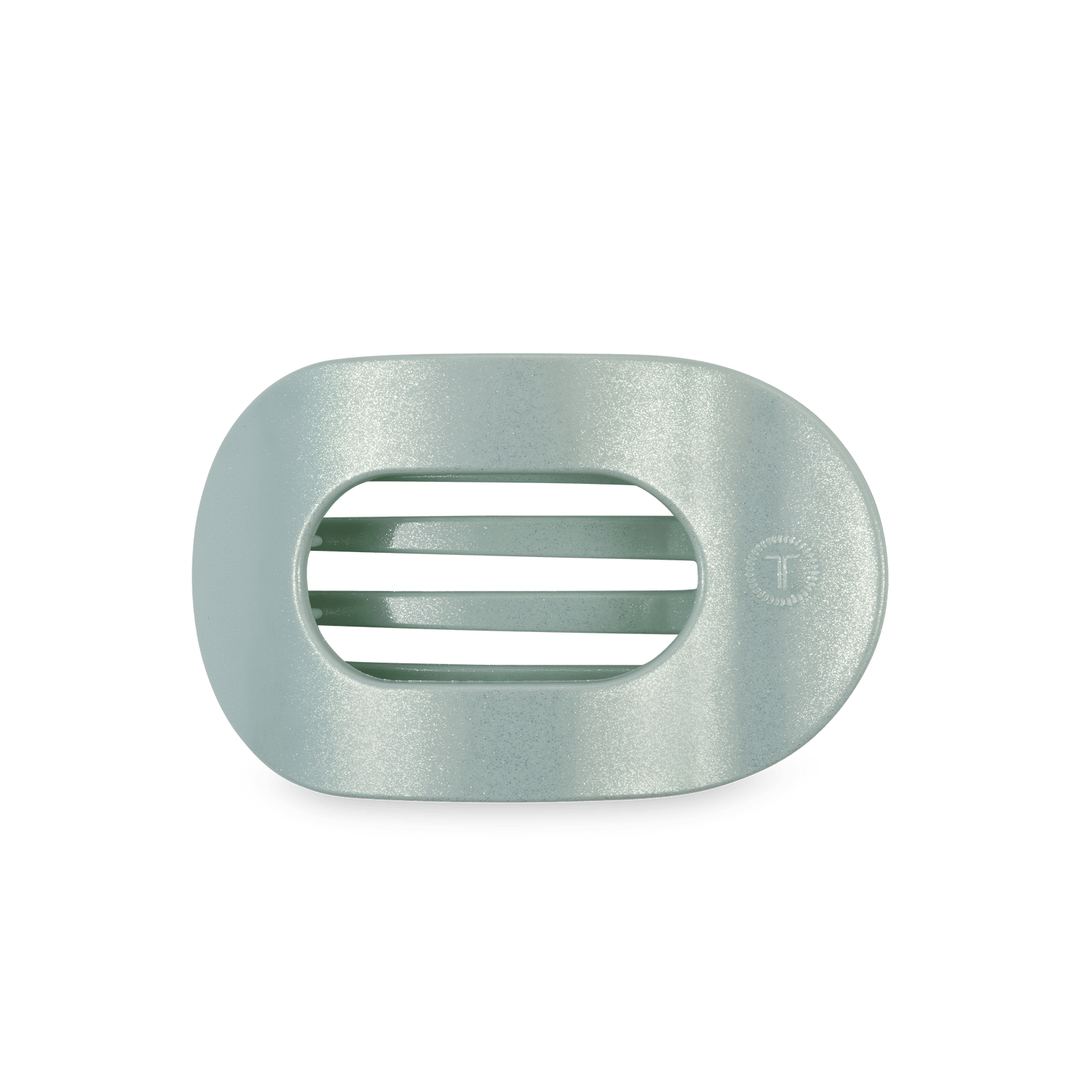 TELETIES Gifts Flat Round Hair Clip | Medium | Dew Drop