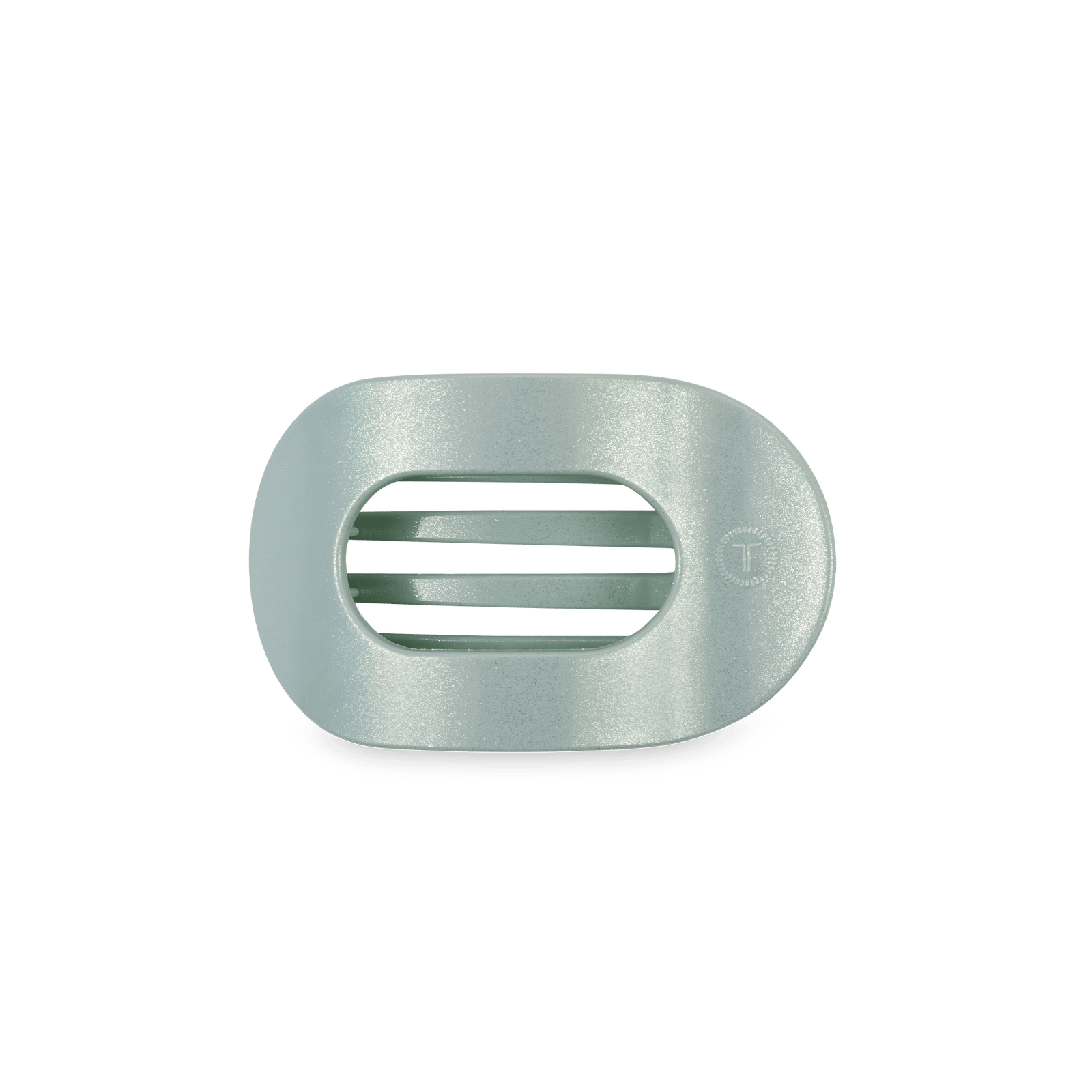 TELETIES Gifts Flat Round Hair Clip | Small | Dew Drop