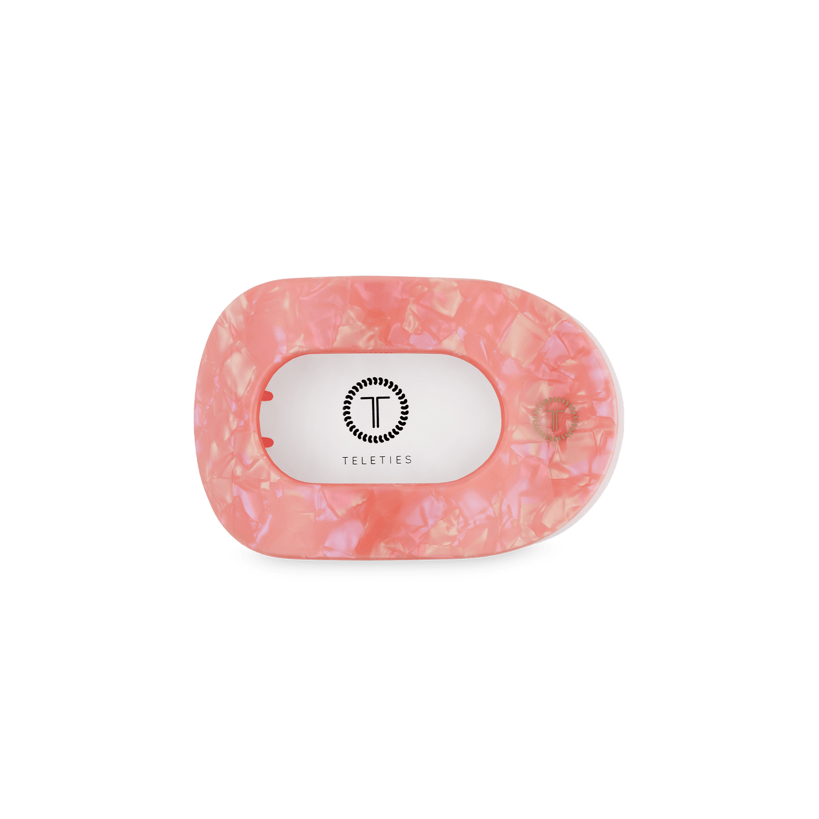 TELETIES Gifts Flat Round Hair Clip | Small | Dreamsicle