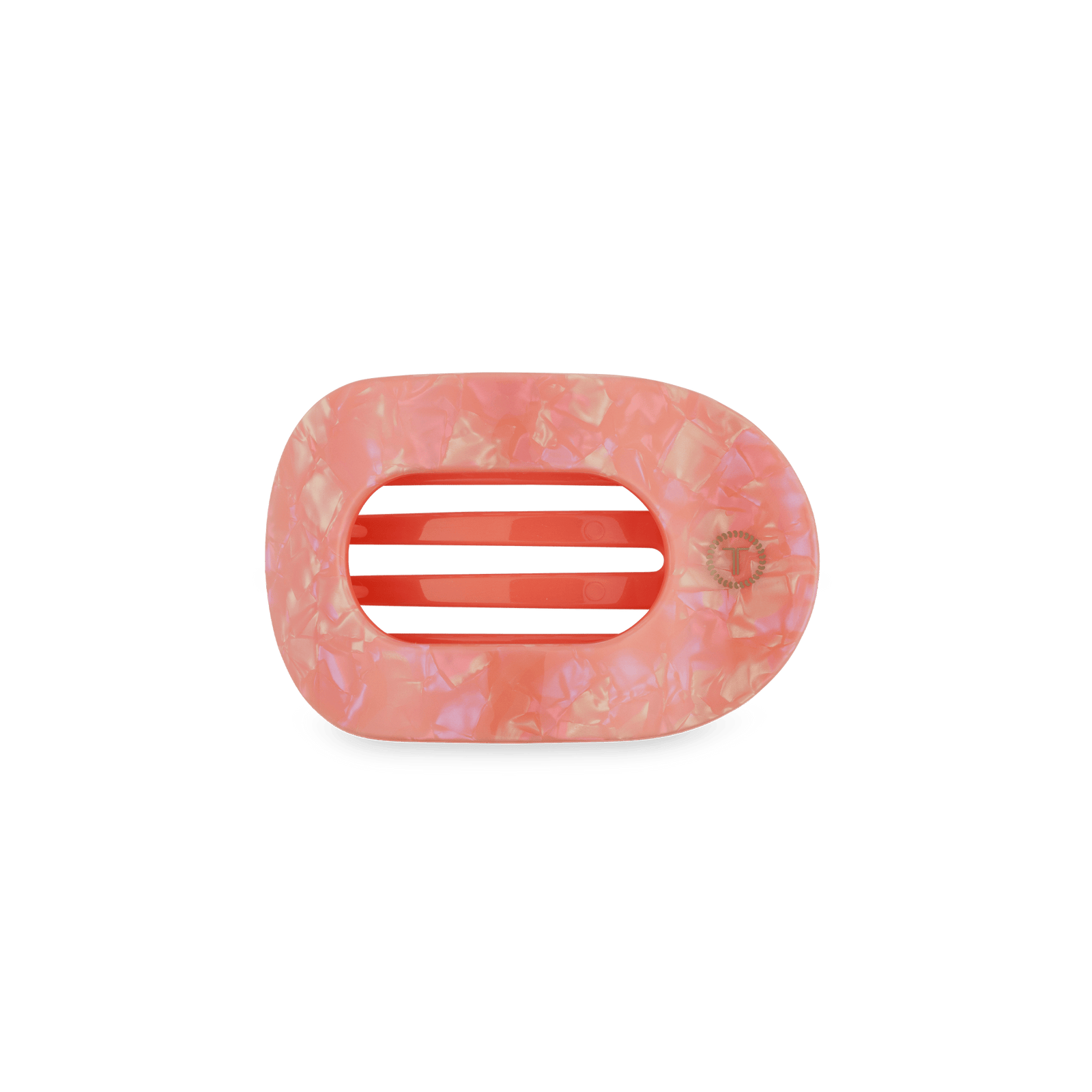 TELETIES Gifts Flat Round Hair Clip | Small | Dreamsicle