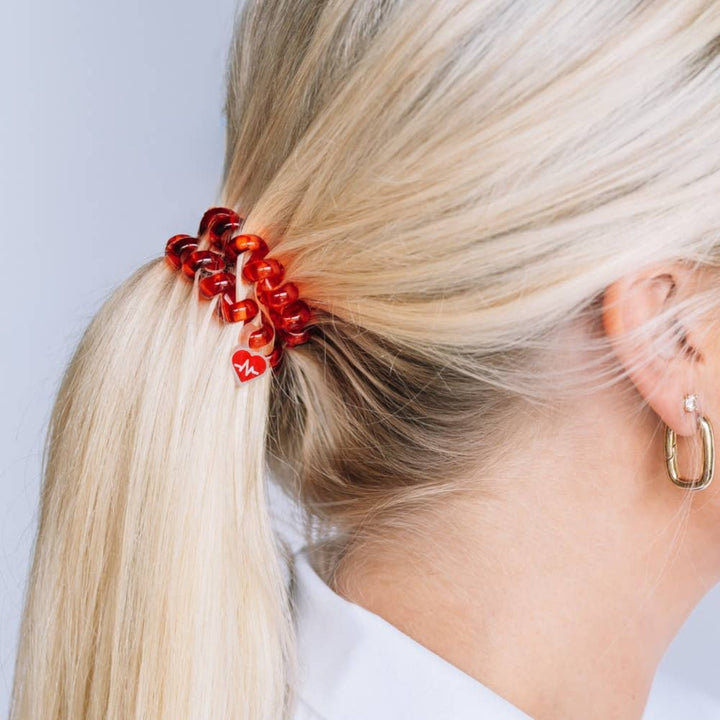 TELETIES Gifts Heart and Hustle | Large | Hair Ties