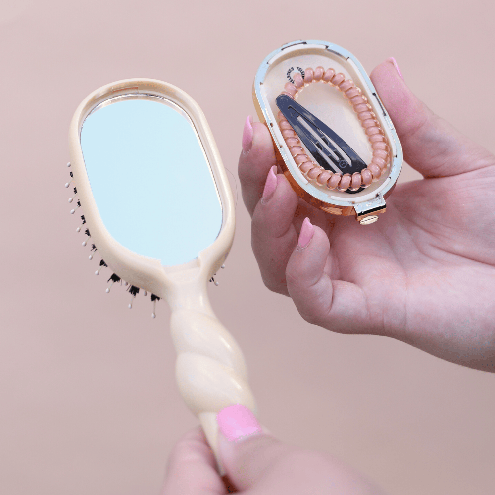 TELETIES Gifts Mini Boar Brush | Tan