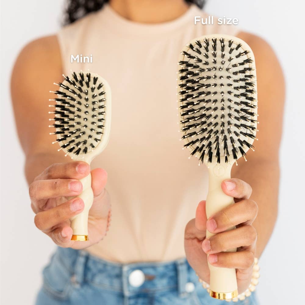 TELETIES Gifts Mini Boar Brush | Tan