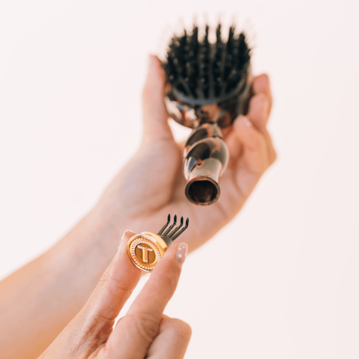 TELETIES Gifts Mini Boar Brush | Tortoise