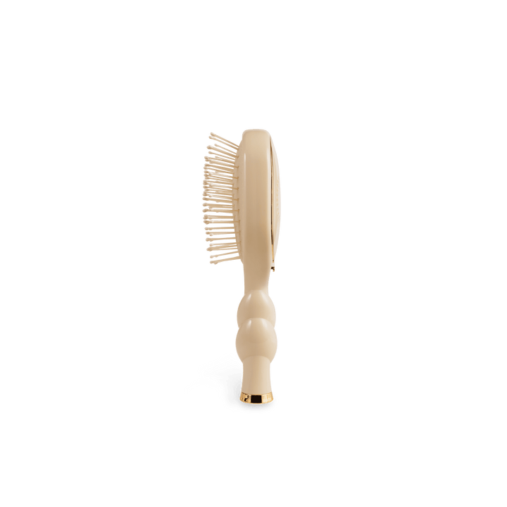 TELETIES Gifts Mini Detangler Brush for Medium Hair - Tan