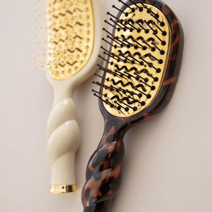 TELETIES Gifts Mini Vented Brush | Tortoise