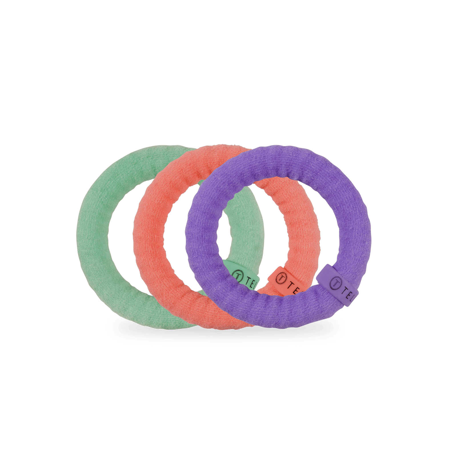 TELETIES Gifts Nylon Hair Ties | Small | Color Rush