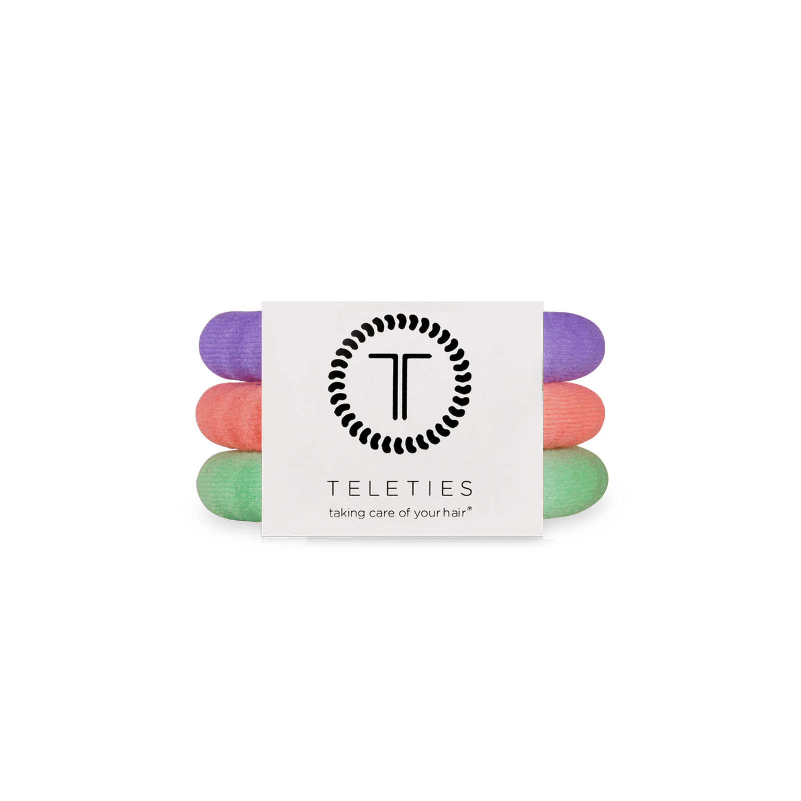 TELETIES Gifts Nylon Hair Ties | Small | Color Rush