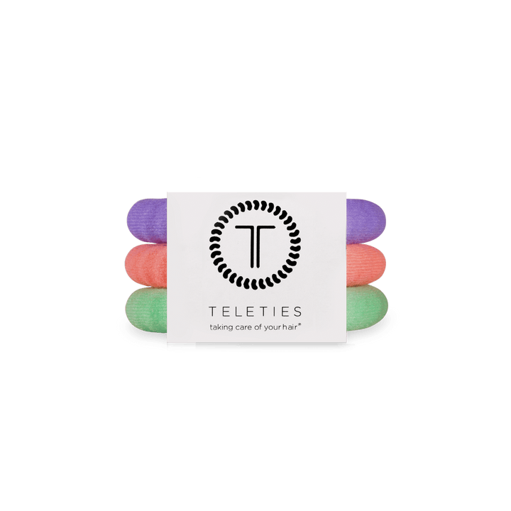 TELETIES Gifts Nylon Hair Ties | Small | Color Rush