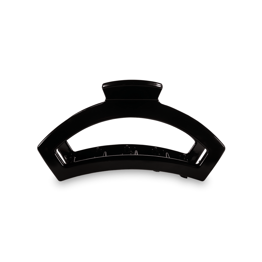 TELETIES Gifts Open Hair Clip | Med. | Jet Black