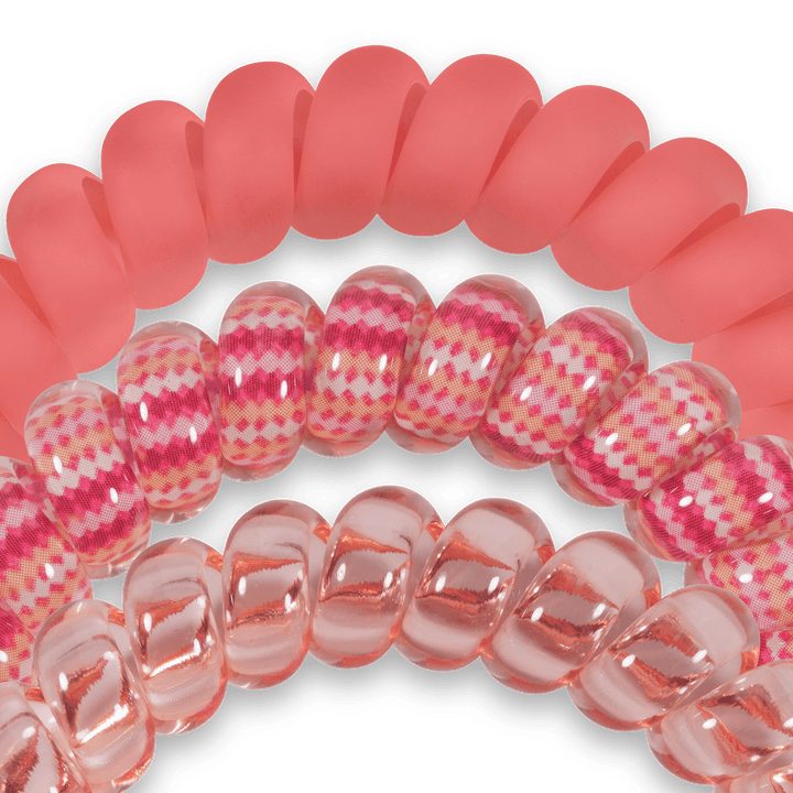 TELETIES Gifts Spiral Hair Coils | Large | Dreamsicle