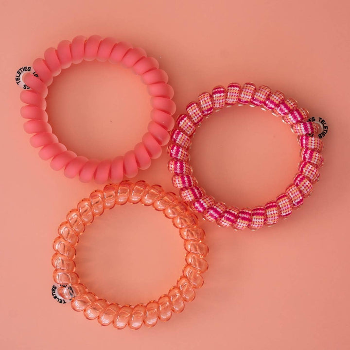 TELETIES Gifts Spiral Hair Coils | Large | Dreamsicle