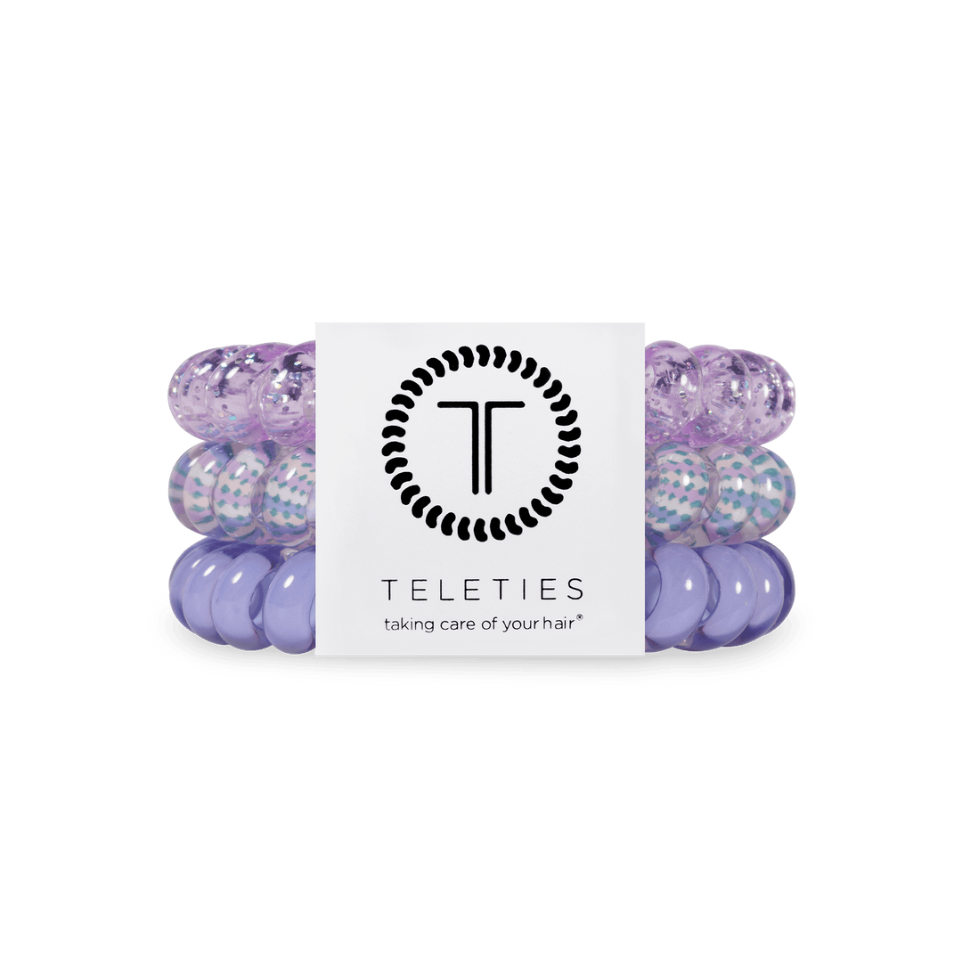TELETIES Gifts Spiral Hair Coils | Large | Lavender Mist