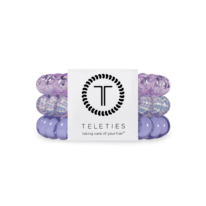TELETIES Gifts Spiral Hair Coils | Large | Lavender Mist