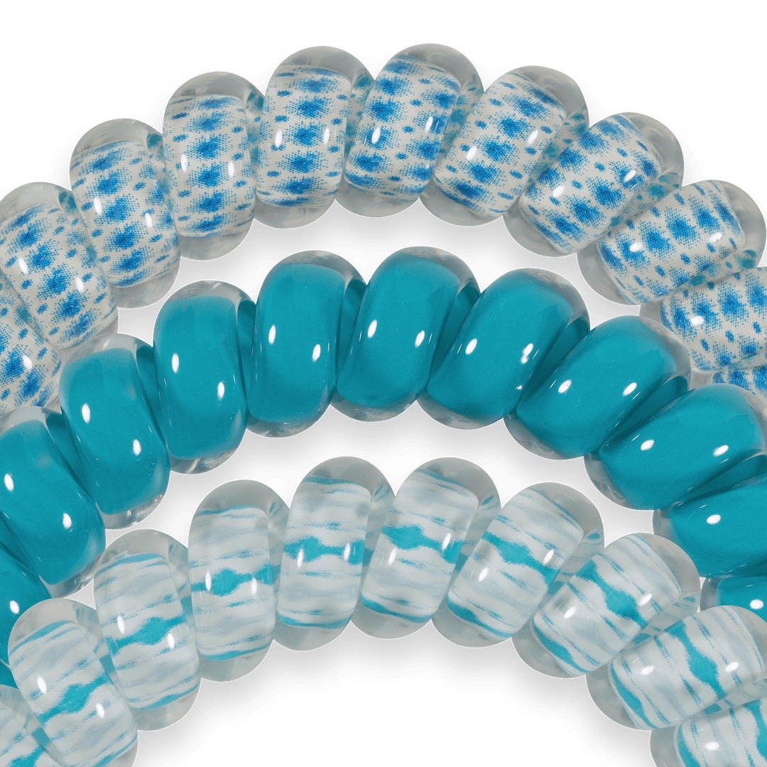 TELETIES Gifts Spiral Hair Coils | Large | Soft Surf