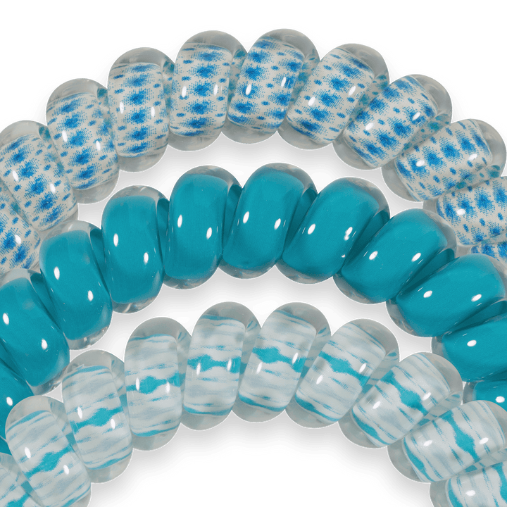TELETIES Gifts Spiral Hair Coils | Large | Soft Surf