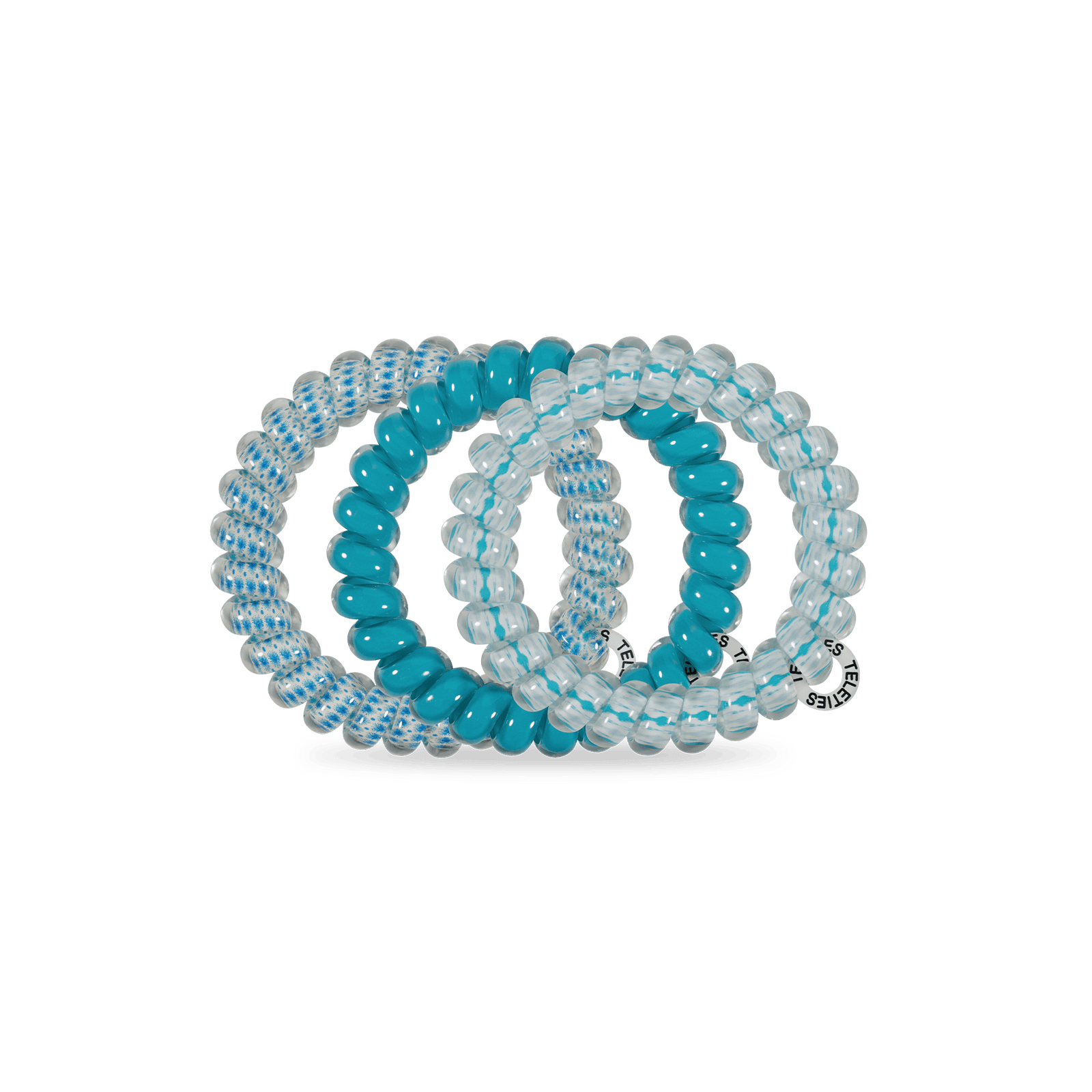 TELETIES Gifts Spiral Hair Coils | Large | Soft Surf