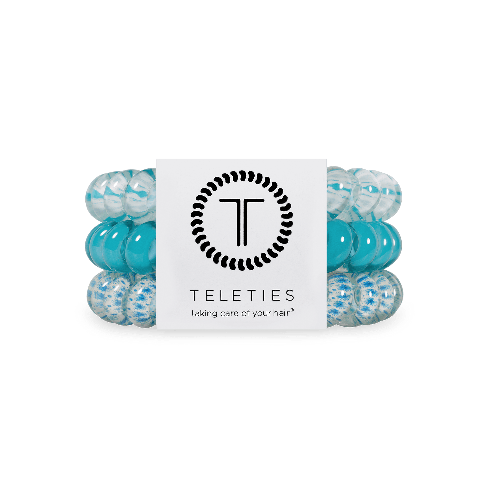 TELETIES Gifts Spiral Hair Coils | Large | Soft Surf