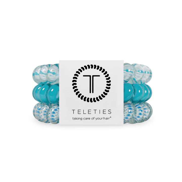TELETIES Gifts Spiral Hair Coils | Large | Soft Surf