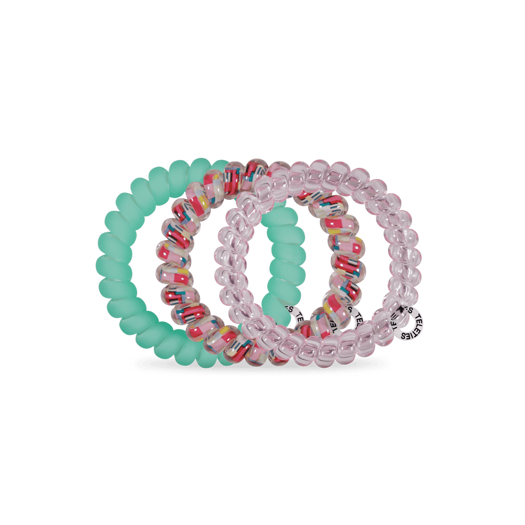 TELETIES Gifts Spiral Hair Coils | Large | Spring Splash