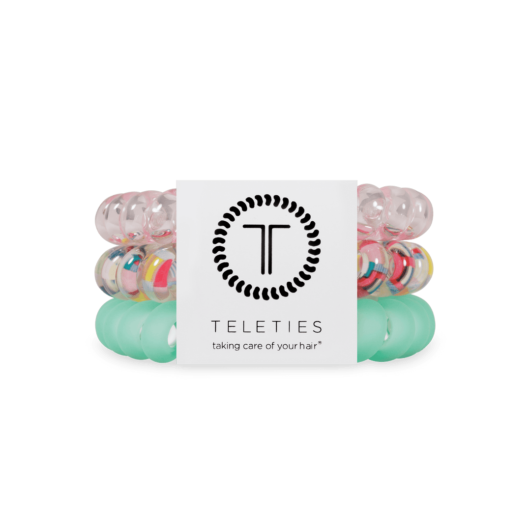 TELETIES Gifts Spiral Hair Coils | Large | Spring Splash